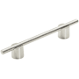 Amerock Transcendent 5-1/16 Inch Center to Center Bar Cabinet Pull Polished Nickel