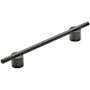 Amerock Transcendent 6-5/16 Inch Center to Center Bar Cabinet Pull Matte Black
