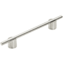 Amerock Transcendent 6-5/16 Inch Center to Center Bar Cabinet Pull Polished Nickel