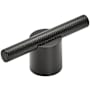 Amerock Transcendent 3/8 Inch Bar Cabinet Knob Matte Black