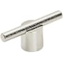 Amerock Transcendent 3/8 Inch Bar Cabinet Knob Polished Nickel