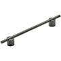 Amerock Transcendent 7-9/16 Inch Center to Center Bar Cabinet Pull Matte Black