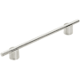 Amerock Transcendent 7-9/16 Inch Center to Center Bar Cabinet Pull Polished Nickel