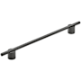 Amerock Transcendent 10-1/16 Inch Center to Center Bar Cabinet Pull Matte Black