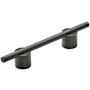 Amerock Transcendent 3-3/4 Inch Center to Center Bar Cabinet Pull Matte Black