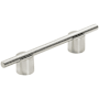 Amerock Transcendent 3-3/4 Inch Center to Center Bar Cabinet Pull Polished Nickel