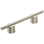 Amerock Transcendent 3-3/4 Inch Center to Center Bar Cabinet Pull Silver Champagne