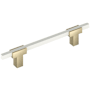 Amerock Urbanite 5-1/16 Inch Center to Center Bar Cabinet Pull Golden Champagne / White