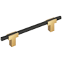 Amerock Urbanite 5-1/16 Inch Center to Center Bar Cabinet Pull Champagne Bronze / Matte Black