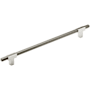 Amerock Urbanite 10-1/16 Inch Center to Center Bar Cabinet Pull Polished Chrome / Black Chrome