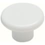 Amerock Everyday Heritage 1-1/4 Inch Mushroom Cabinet Knob White