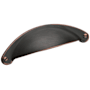 Amerock Cup Pulls 2-1/2 Inch Center to Center Cup Cabinet Pull Oil Rubbed Bronze