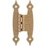 Amerock Functional Hardware Overlay Surface Mount Cabinet Door Hinge with 105 Degree Opening Angle - Pair Champagne Bronze