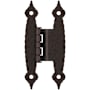 Amerock Functional Hardware Overlay Surface Mount Cabinet Door Hinge with 105 Degree Opening Angle - Pair Oil Rubbed Bronze