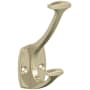 Amerock Vicinity Double Robe Hook Golden Champagne