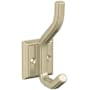Amerock Aliso Double Robe Hook Golden Champagne