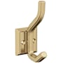 Amerock Aliso Double Robe Hook Champagne Bronze