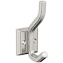 Amerock Aliso Double Robe Hook Satin Nickel