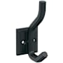 Amerock Aliso Double Robe Hook Matte Black