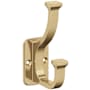 Amerock Alder Double Robe Hook Champagne Bronze