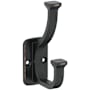 Amerock Alder Double Robe Hook Oil Rubbed Bronze