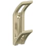 Amerock Avid Double Robe Hook Golden Champagne