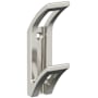 Amerock Avid Double Robe Hook Satin Nickel