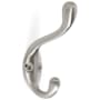 Amerock 13/16 Inch Wide Medium Coat and Hat Hook Satin Nickel
