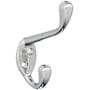 Amerock Noble Double Robe Hook Chrome