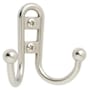 Amerock Single Hooks Double Robe Hook Silver
