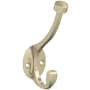 Amerock Adare Double Robe Hook Golden Champagne