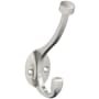 Amerock Adare Double Robe Hook Satin Nickel