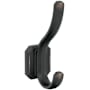 Amerock Granlyn Double Robe Hook Oil Rubbed Bronze