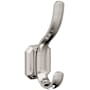 Amerock Granlyn Double Robe Hook Polished Nickel