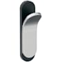 Amerock Unison Single Robe Hook Matte Black / Chrome