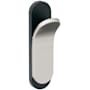 Amerock Unison Single Robe Hook Matte Black / Satin Nickel