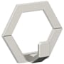Amerock Prismo Single Robe Hook Satin Nickel
