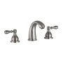 Anzzi Raider 1.2 GPM Widespread Double Handle Bathroom Faucet Brushed Nickel