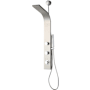 Anzzi Cici Retrofit Shower with Shower Head, Hand Shower, Body sprays, and Hose Brushed Nickel