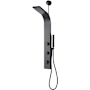 Anzzi Cici Retrofit Shower with Shower Head, Hand Shower, Body sprays, and Hose Matte Black