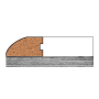 APC Cork Assortment 78" Reducer For Use With APC-APOLLO-A Cork Flooring (Maple Wood Stained to Match) Apollo Natural