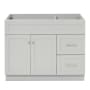 Ariel Hamlet 42" Single Free Standing Vanity Cabinet Only - Less Vanity Top Grey