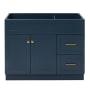 Ariel Hamlet 42" Single Free Standing Vanity Cabinet Only - Less Vanity Top Midnight Blue