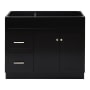 Ariel Hamlet 42" Single Free Standing Vanity Cabinet Only - Less Vanity Top Black