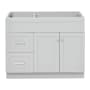 Ariel Hamlet 42" Single Free Standing Vanity Cabinet Only - Less Vanity Top Grey