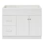 Ariel Hamlet 42" Single Free Standing Vanity Cabinet Only - Less Vanity Top White