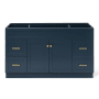 Ariel Hamlet 60" Single Free Standing Vanity Cabinet Only - Less Vanity Top Midnight Blue