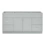 Ariel Hamlet 66" Single Free Standing Vanity Cabinet Only - Less Vanity Top Grey