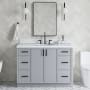 Ariel Kelly 49" Free Standing Single Basin Vanity Set with Cabinet and Quartz Vanity Top Grey