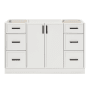 Ariel Kelly 54" Single Free Standing Vanity Cabinet Only - Less Vanity Top White